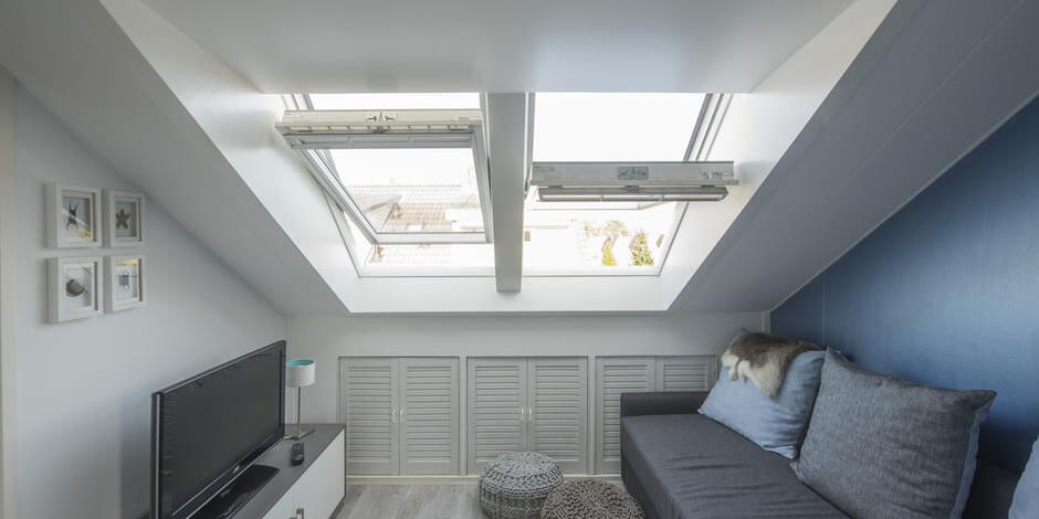 Eingebauter Drempelschrank unter Dachfenstern  | VELUX Magazin